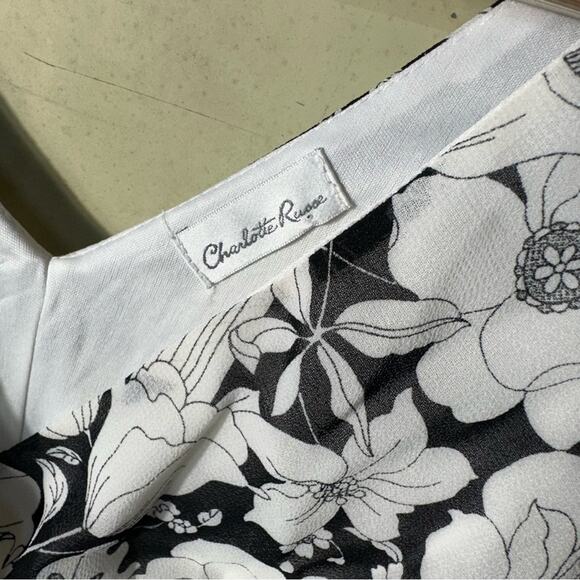 Charlotte Russe Y2K 90s Floral Midi Dress FITS MEDIUM (Tagged Large) - Picture 10 of 11
